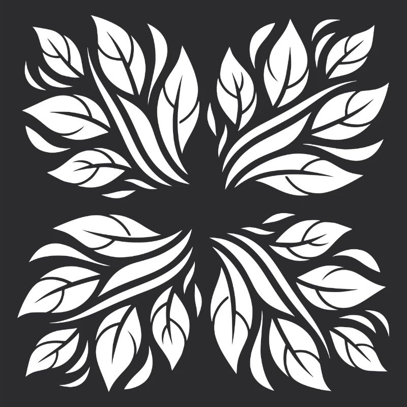 Blätter botanisches Muster