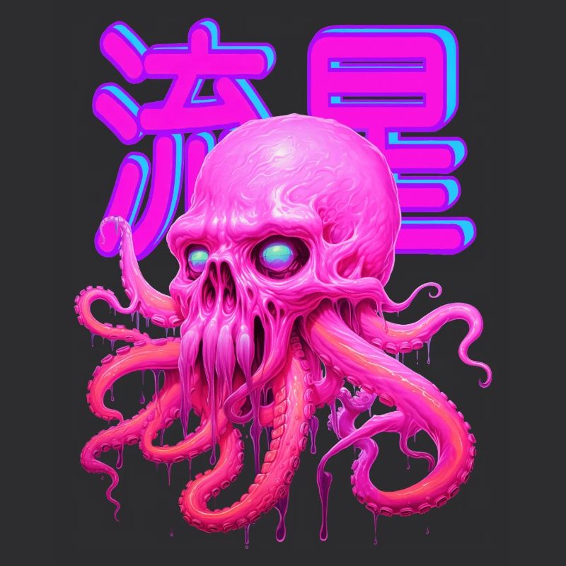 PINK OCTOPUS SCULL!