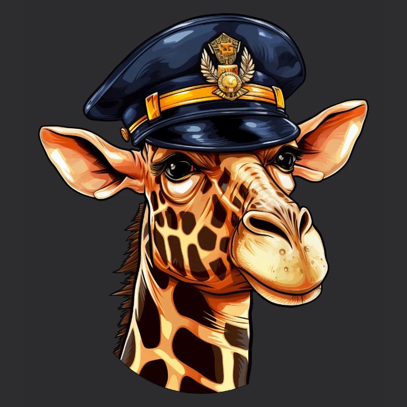 Giraffe Policeman