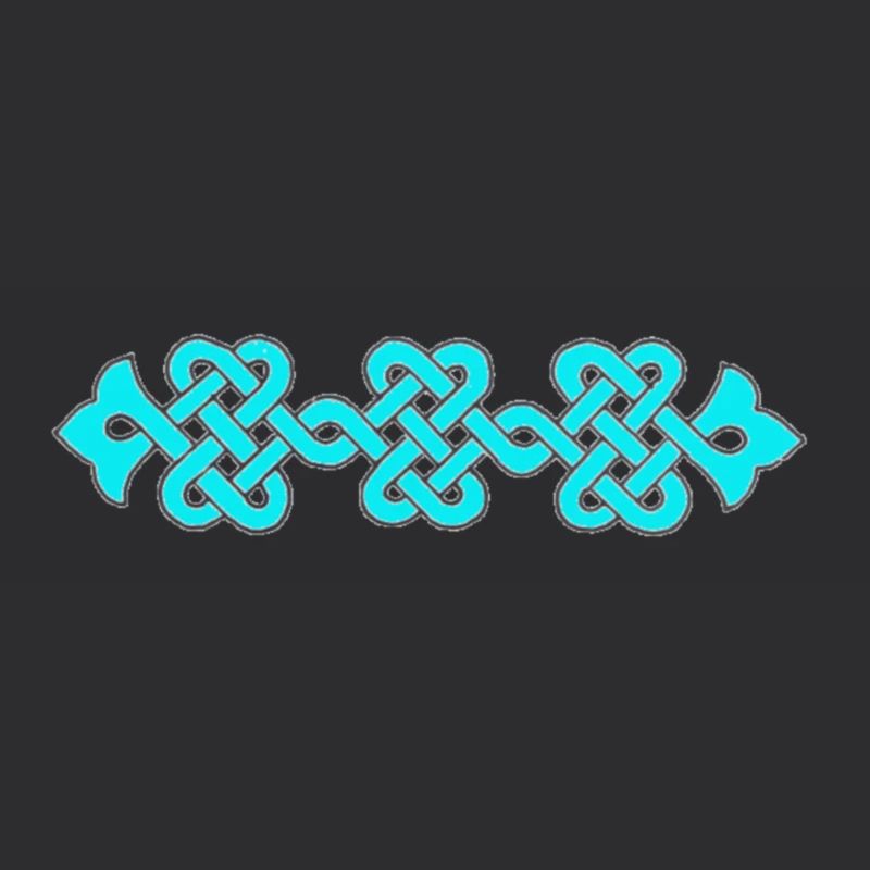ornement complexe, turquoise