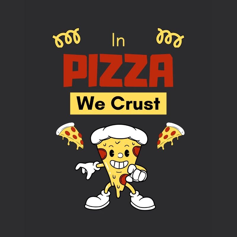 In der Pizza machen wir eine Kruste