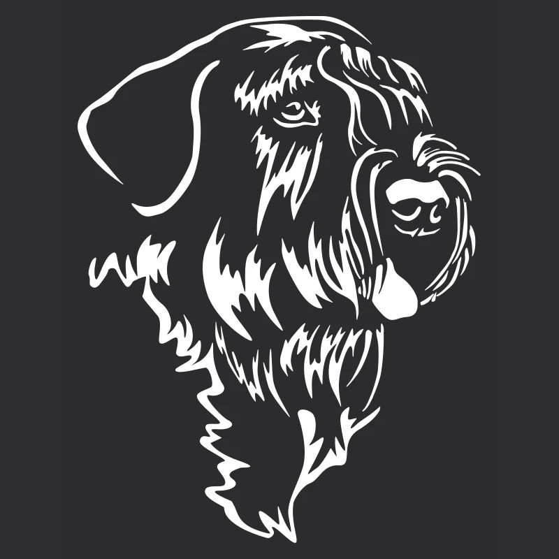Tête de Schnauzer géant « Black Edition »
