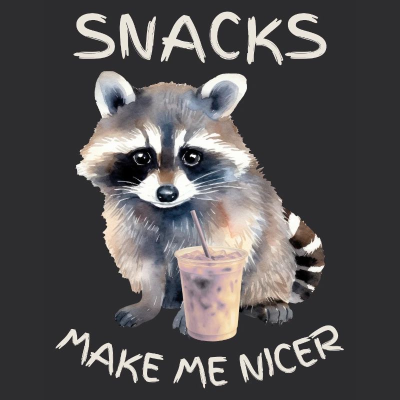 Heure du goûter des ratons laveurs