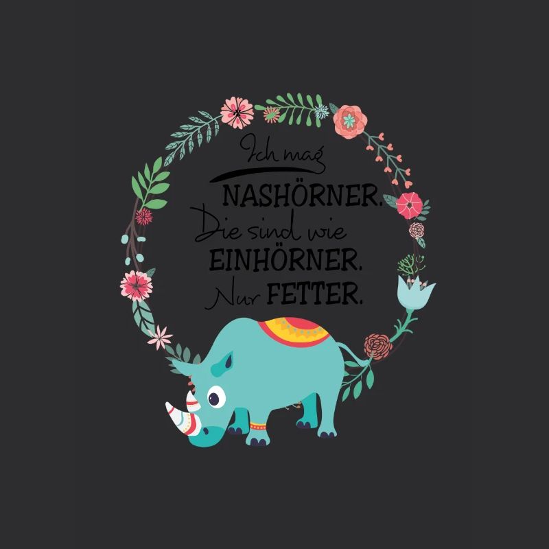 Nashorn Einhorn süß