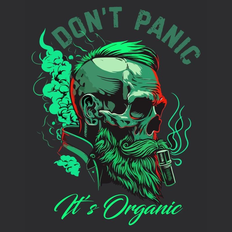 Dont Panic It’s Organic Skull