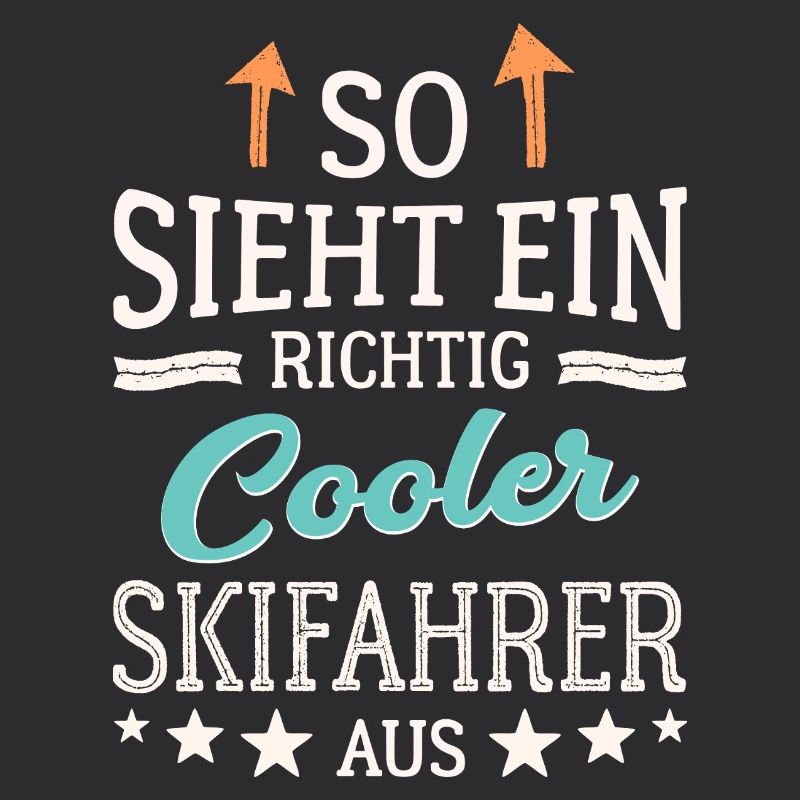 So sieht ein richtig cooler Skifahrer aus 