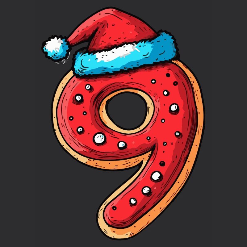Biscuit de Noël à 9 chiffres