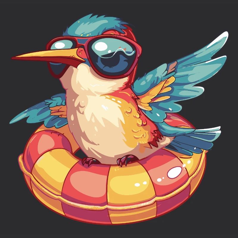 Kolibri Vogel Comic Cool