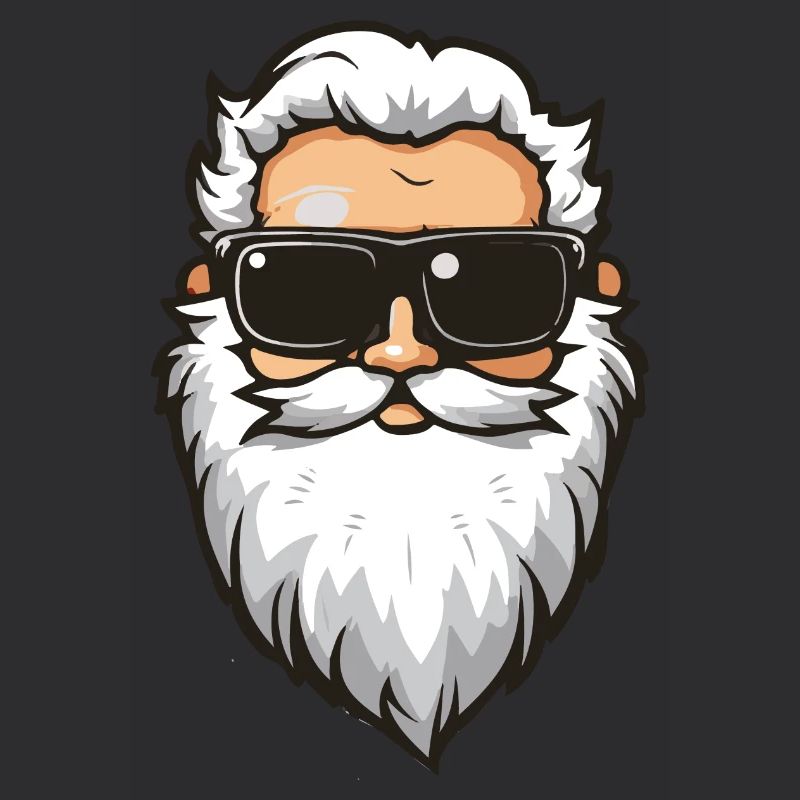 Weihnachtsmann cool comic