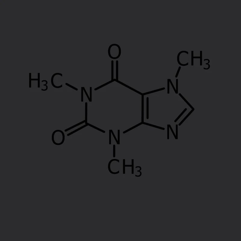 Caffeine - chemical formula