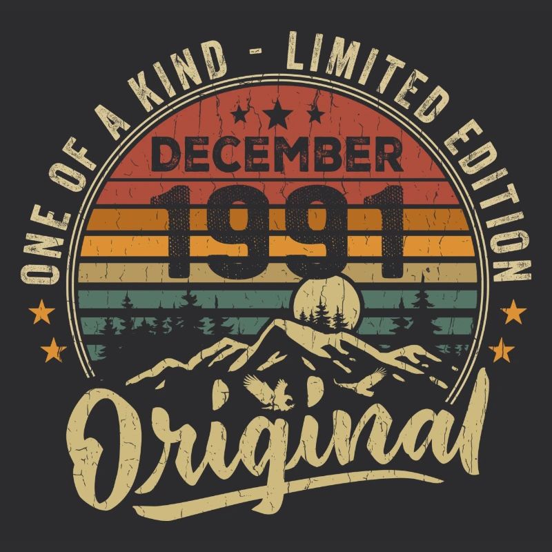 Vintage Retro Dezember 1991 Geburtstagsgeschenk