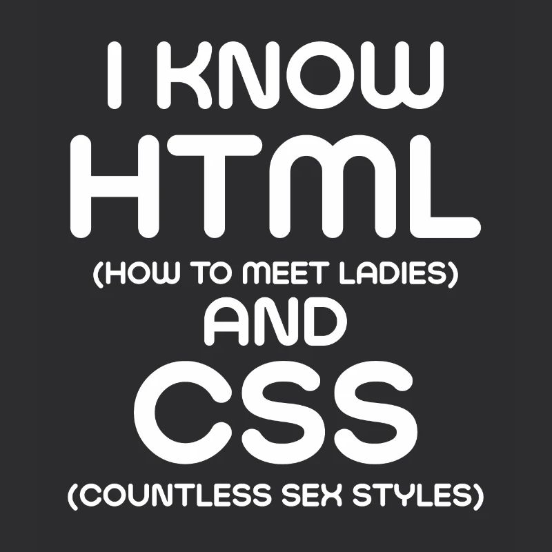 Je connais html et CSS