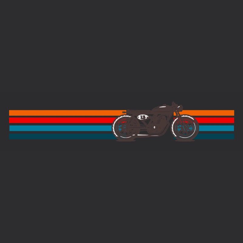 Motorrad Cafe Racer Retro Design