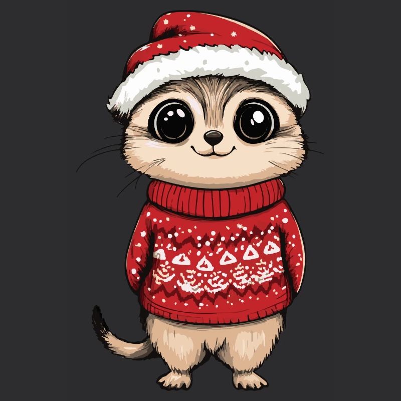 Erdmännchen Weihnachten