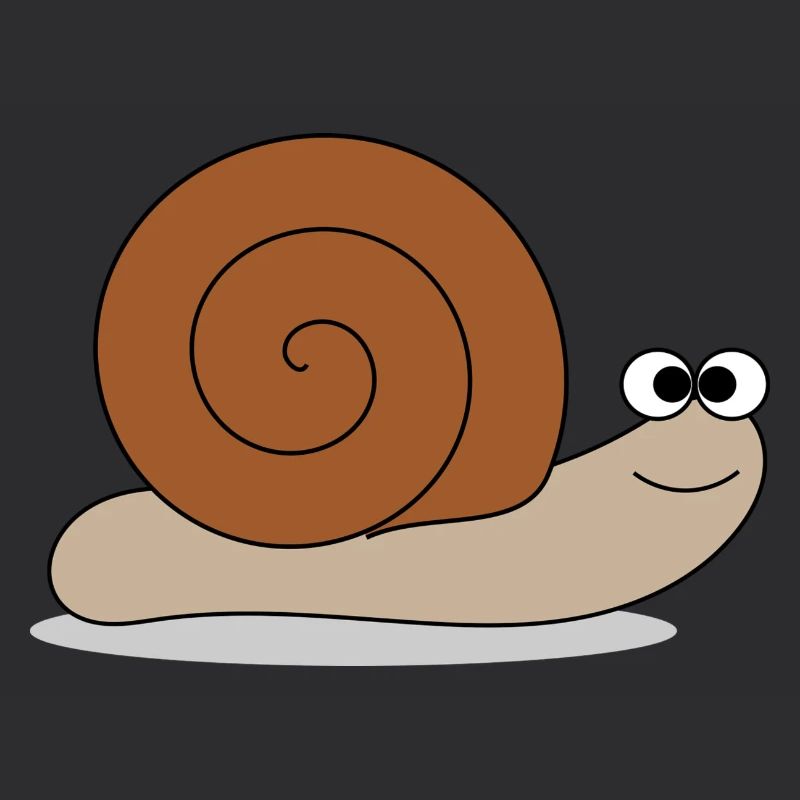 Brown escargot