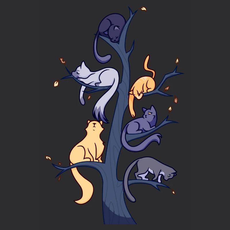 Cats on the tree