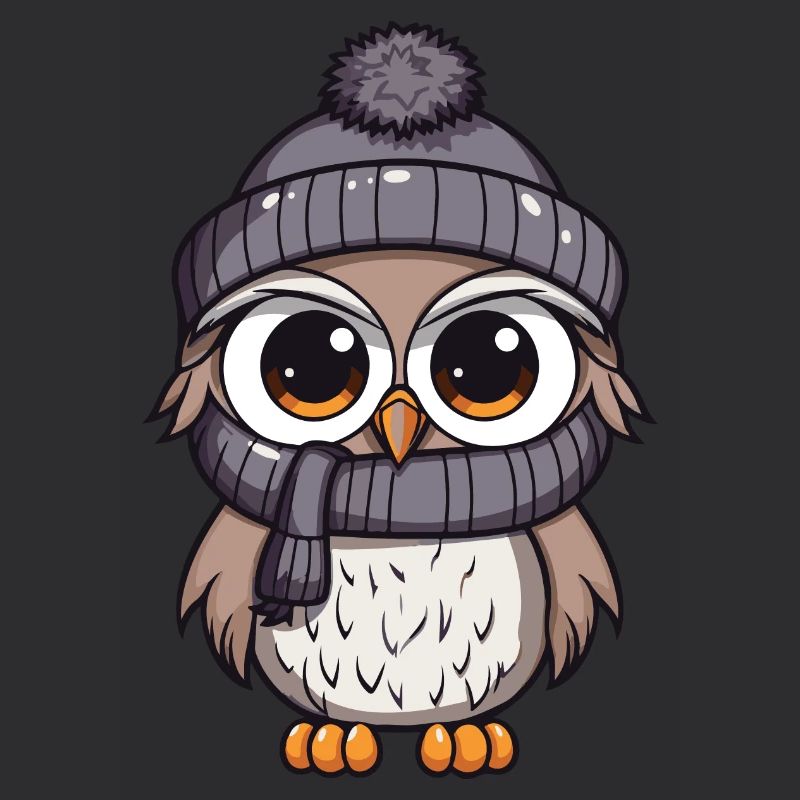 Owl Winter Comic