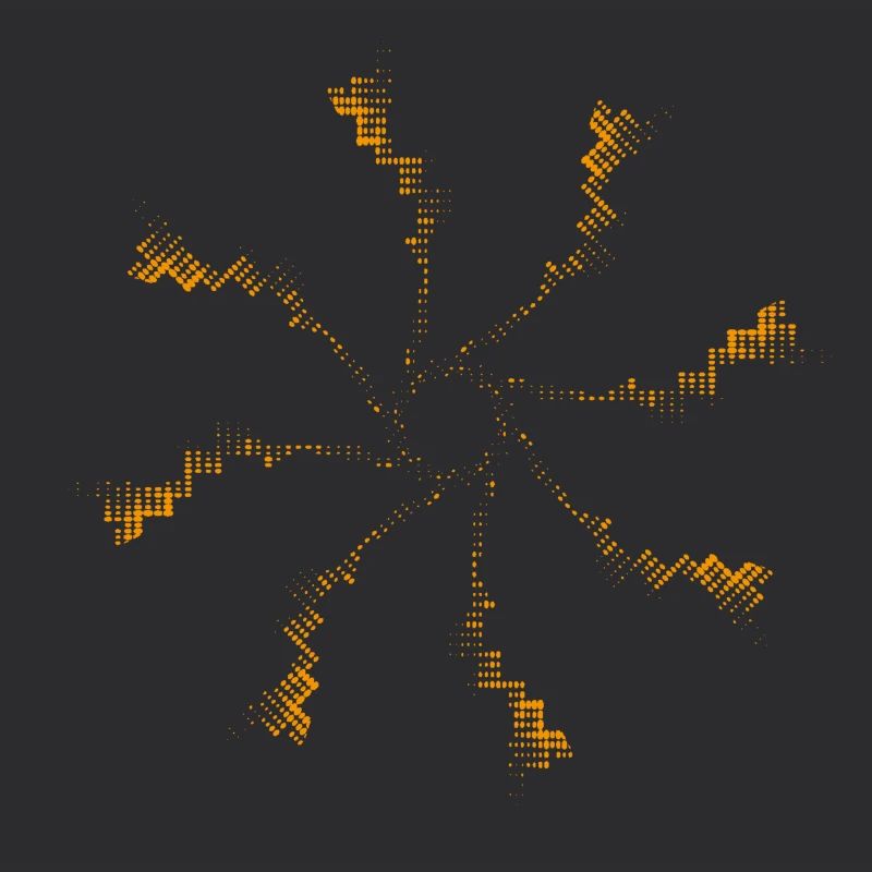 Pixel de feux d’artifice Éolienne gyroscopique