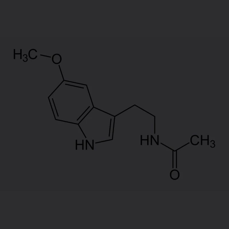 Melatonin structural formula