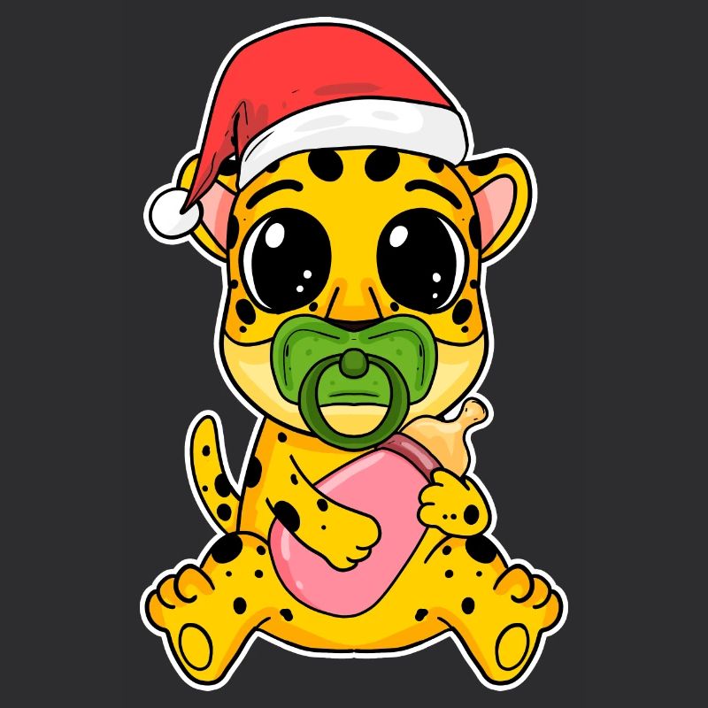 Guépard bébé Noël Noël enfant en bas âge