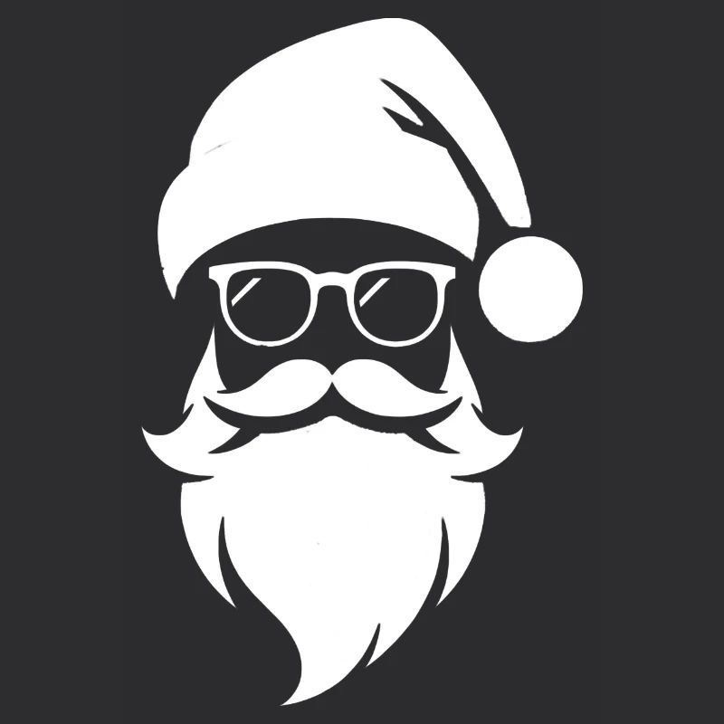 Weihnachtsmann Kopf Portrait Maske
