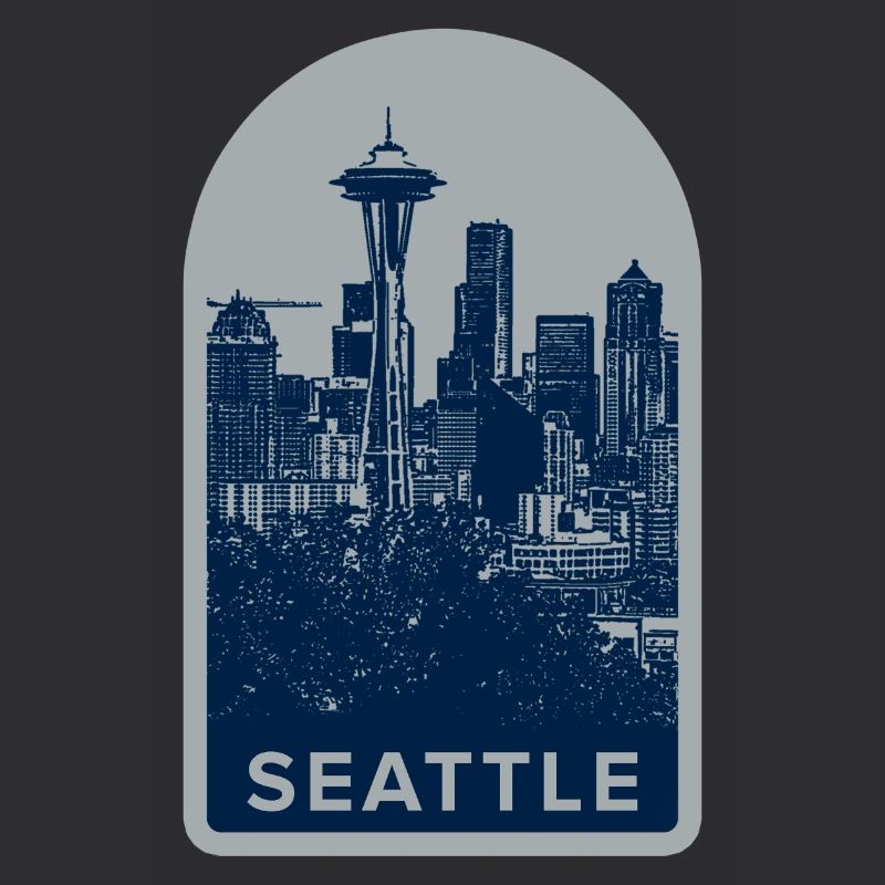 Seattle Skyline Abzeichen