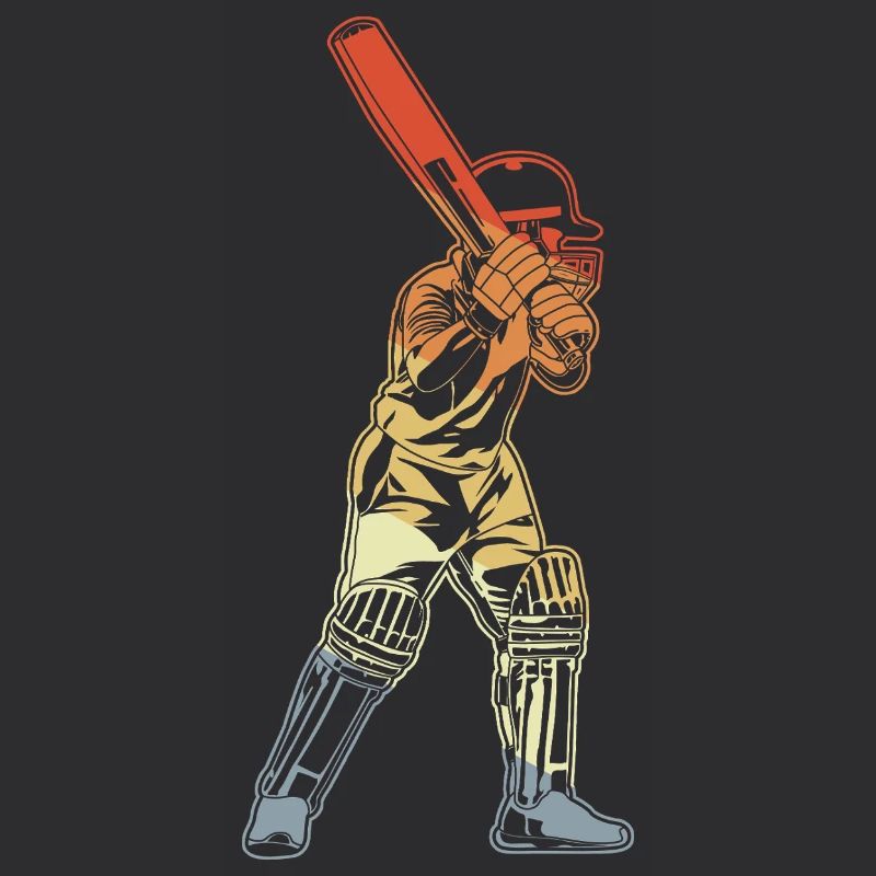Frappeur de cricket rétro