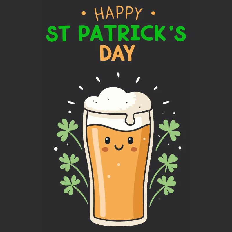 Frohes St. Patrick's Day Bier