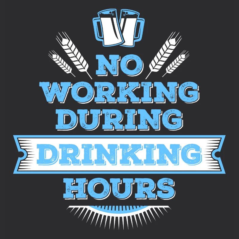 no working during drinking hour Freizeit Bierpause