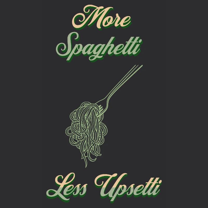Plus de Spaghetti Upsetti Chef Imprimer Vert