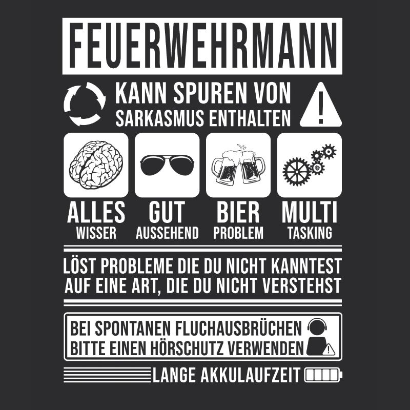 Feuerwehrmann Spruch lustig