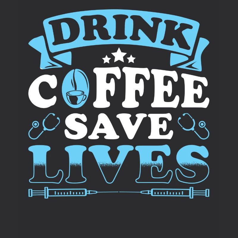 Krankenschwester Kaffee Trinken Rettet Leben