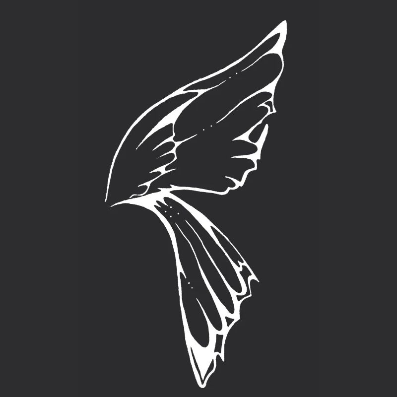 blanc Aile de libellule