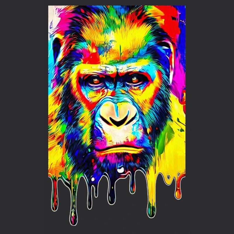 Urbaner Gorilla - Graffiti Kunst