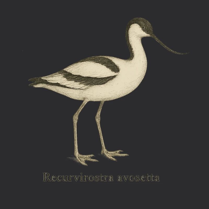 Avocet - Vintage Illustration