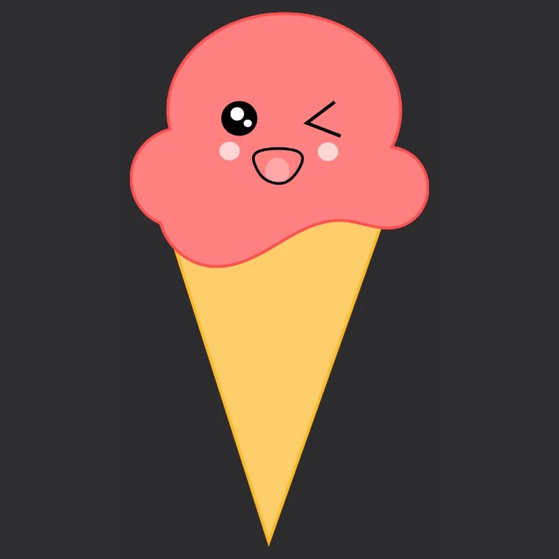Eis Eiscreme Erdbeereis