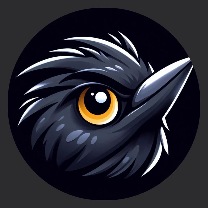 Comic Blackbird Bird
