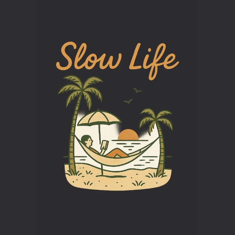Slow Life Hammock at sunset