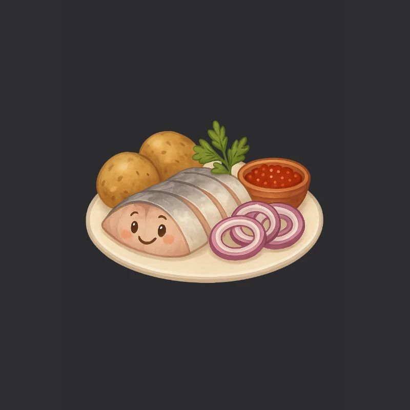 Hareng avec pommes de terre