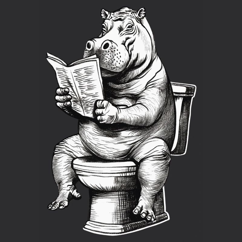 Lecture confortable sur les toilettes