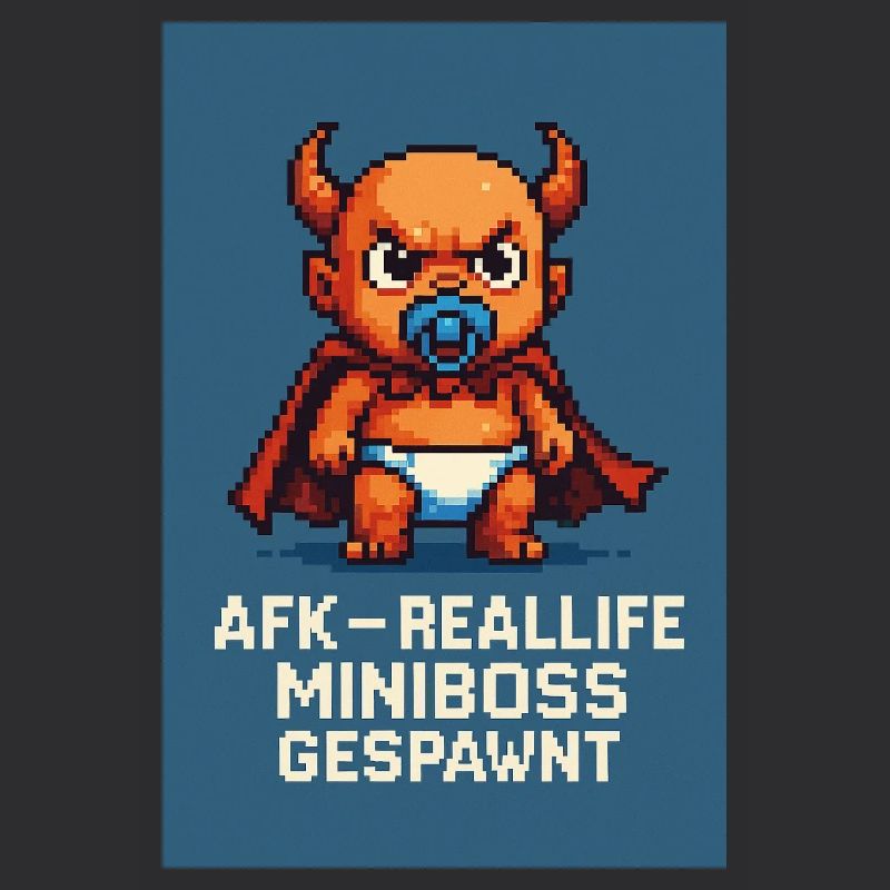 Reallife Miniboss – Retro Pixel Art