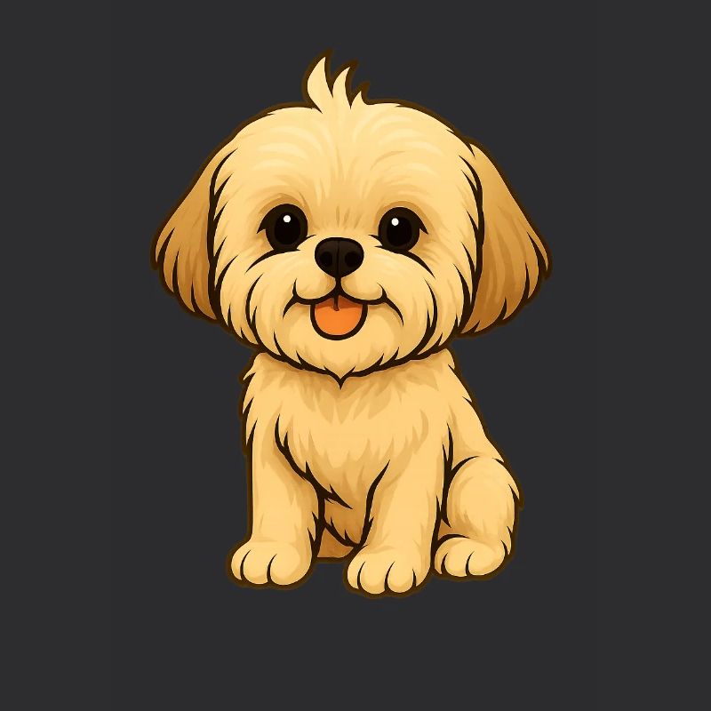 TinyPaws Fun Logo Shih Tzu