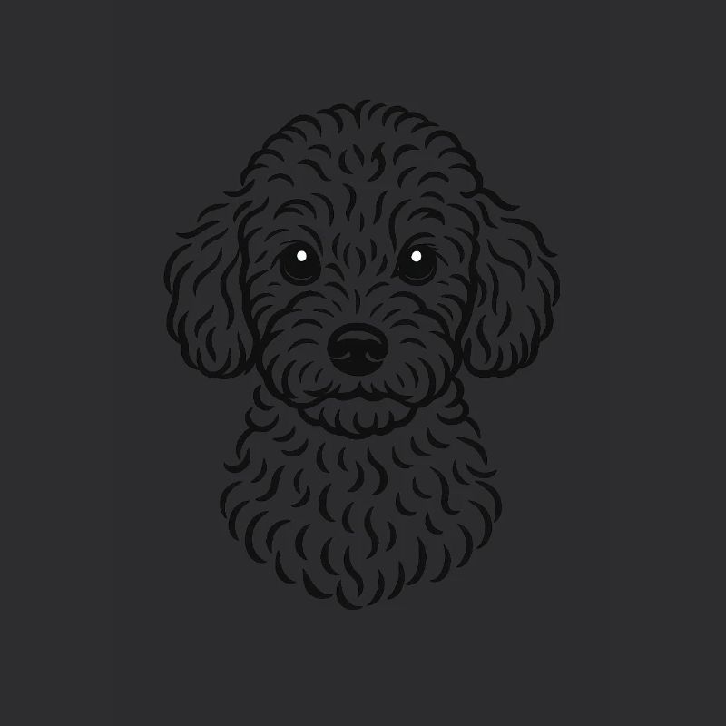 TinyPaws Black & White Edition Pudel Style b