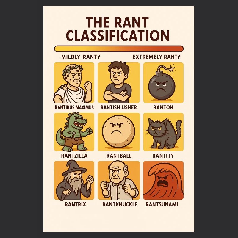 Rant Classification (English)