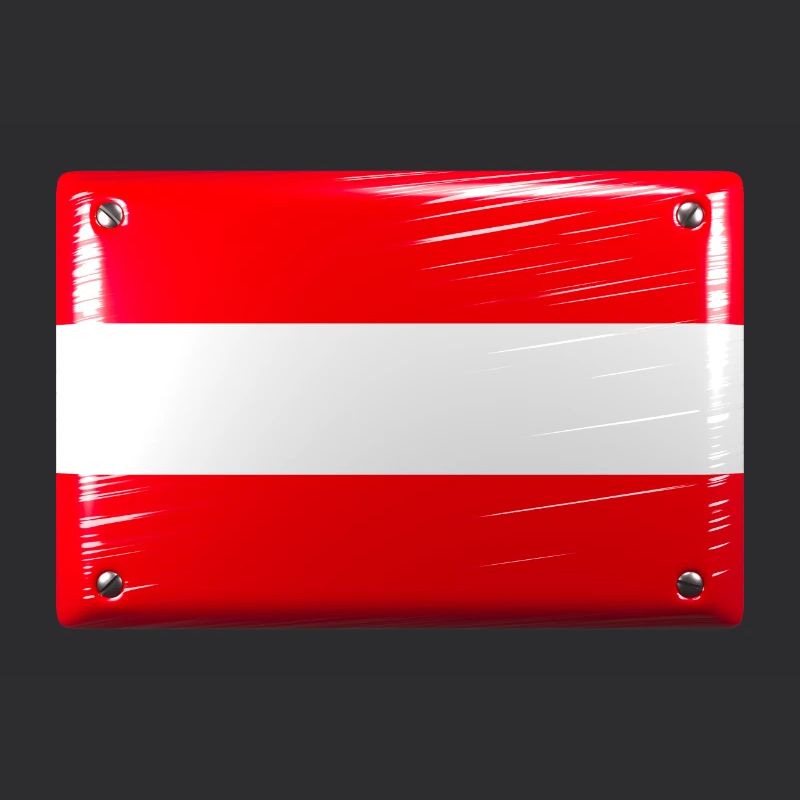 Austria Flag Flag Tin Sign Look