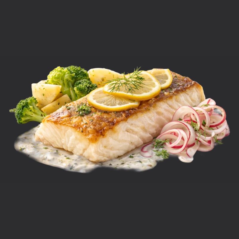 Zitronen Dill Lachsfilet 
