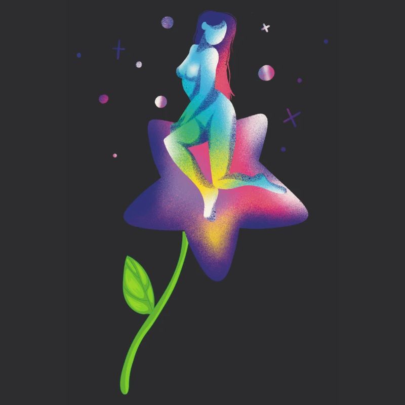 Rainbow Star Bloom
