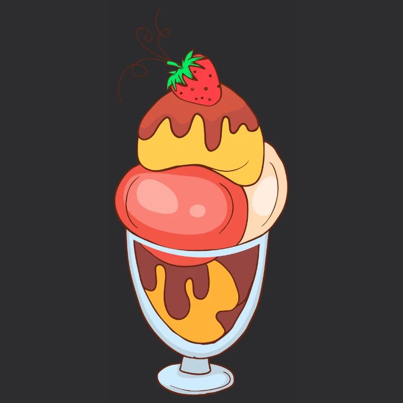 Eis Speiseeis Eiskrem Eiscreme Kugeleis Eisbecher