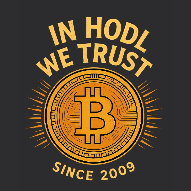 Conception de l’emblème Bitcoin Trust