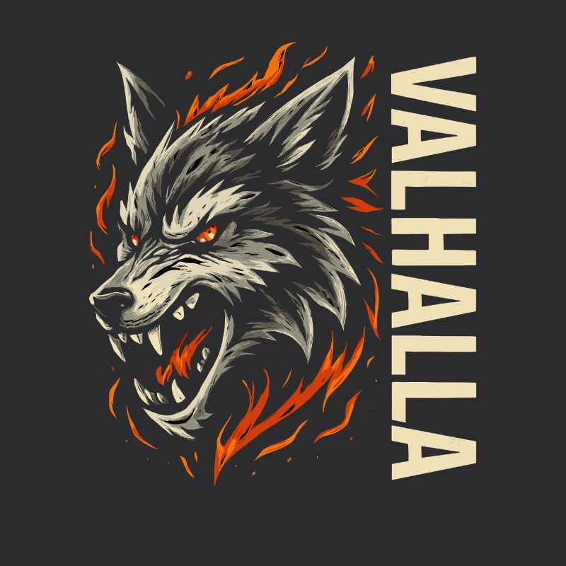 Valhalla Wolf – Norse Warrior Spirit